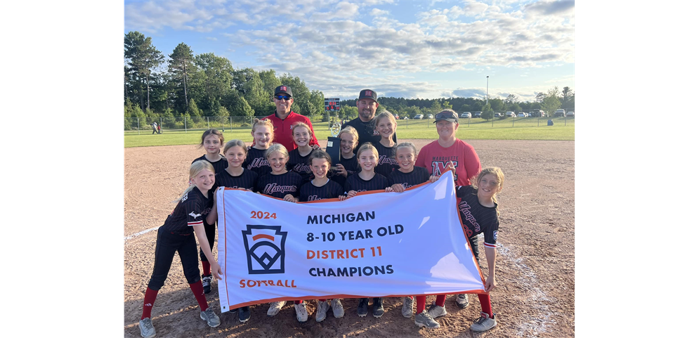 2024 Minors Softball All Stars District Champions 